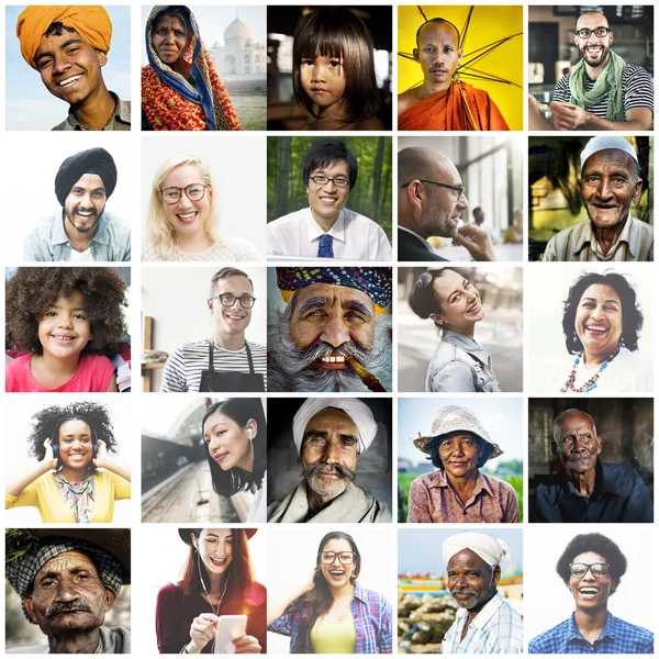 Pessoas com diversidade étnica — Fotografia de Stock