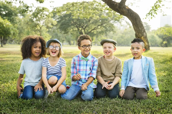 Kids laughing and have fun — Stock Photo, Image