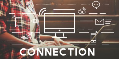 Arka plan üzerine yazarak kadın