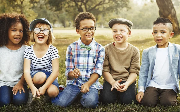 Kids laughing and have fun — Stock Photo, Image