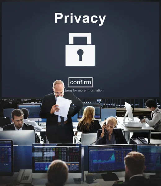 Imprenditori e privacy — Foto Stock