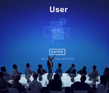 Kurumsal tartışma sahip iş adamları