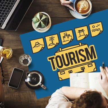 Tablo posteri ile turizm ile