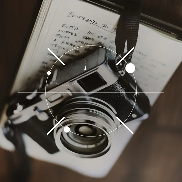 Oldtimer-Filmkamera — Stockfoto