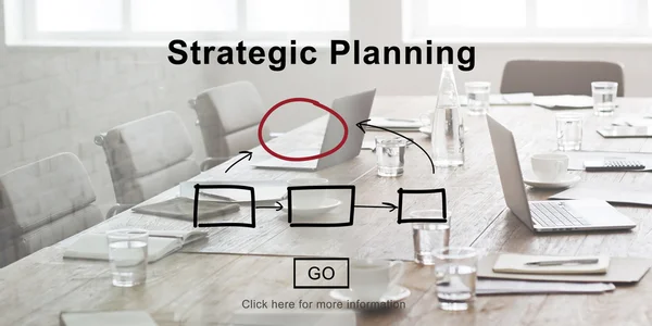 Missão de Planeamento Estratégico — Fotografia de Stock