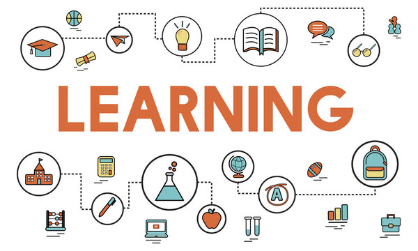 шаблон с концепцией обучения
