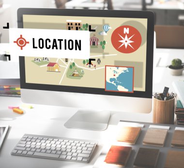 Bilgisayar çalışma tablosunda