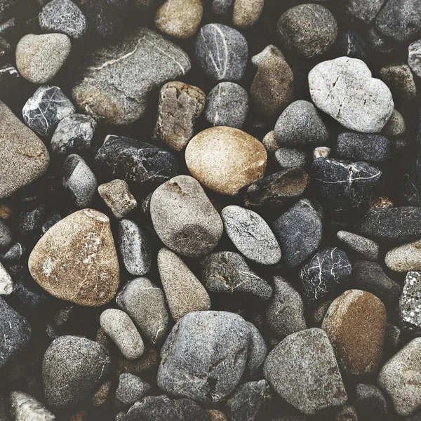 多彩色鹅卵石背景 — 图库照片