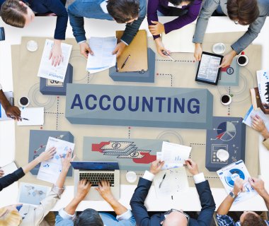 Ofiste çalışan iş ekibi.