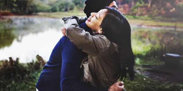 Beautiful couple together — Stock Photo, Image