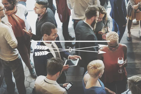 People interacting with each other — Stock Photo, Image