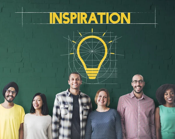 Vielfalt Menschen mit Inspiration — Stockfoto