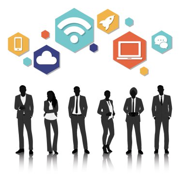 grafik insan siluetleri 