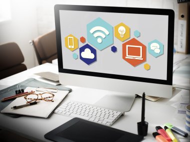 Internet bağlantısı teknoloji kavramı