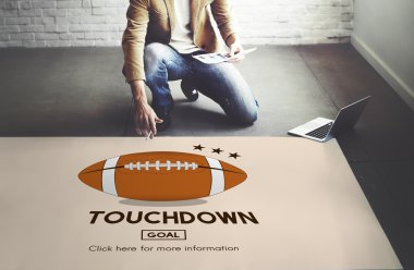 işadamı gol ile çalışma