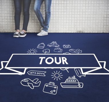 Kızlar duvara yakın daimi