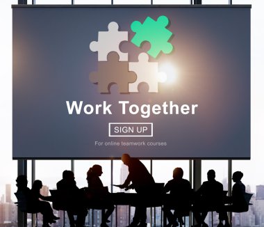 çalışan iş adamları 