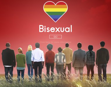 Multiethnic People and Bisexual Concept clipart
