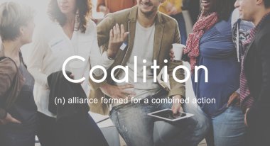 insanlar koalisyon tartışıyor