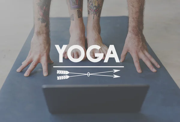 Concept de transformation du yoga — Photo