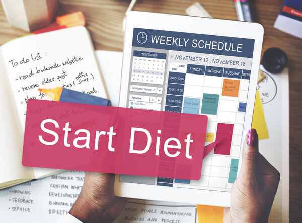 Женщина с цифровым планшетом