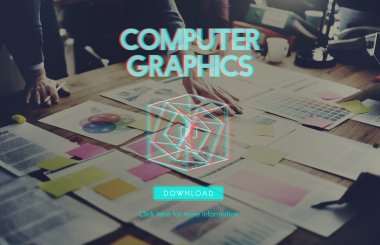 Ofiste çalışan iş ekibi.