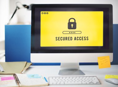 Kilit simgesi parola kavramı