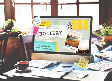 bilgisayar ekranındaki bilgileri ile