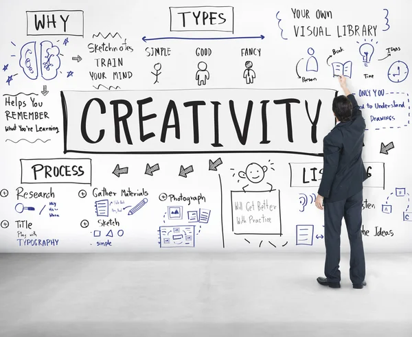 Empresario y concepto de creatividad —  Fotos de Stock