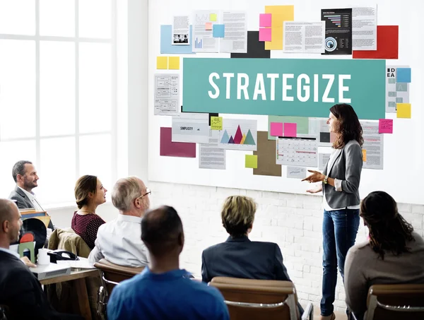 Group of Business People on Meeting — Stock Photo, Image