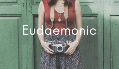 bağbozumu kamera kadınla