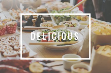 Kaliteli gıda Restaurant konseptini yemek,