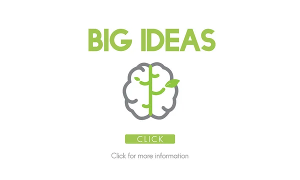 Modello con concetto di Big Ideas — Foto Stock