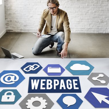 işadamı Web sayfası ile çalışma
