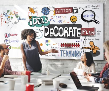 iş ile toplantı süslemeleri