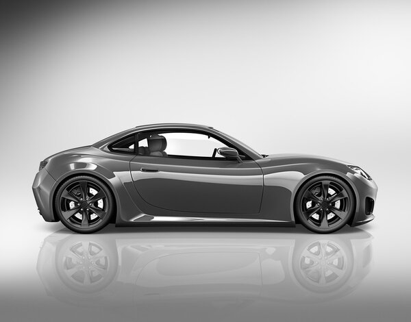 modern car illustration