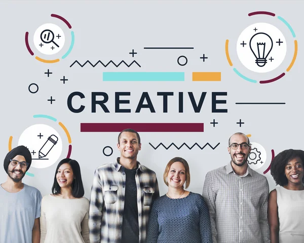 Diversity people with creative — Stock Photo, Image