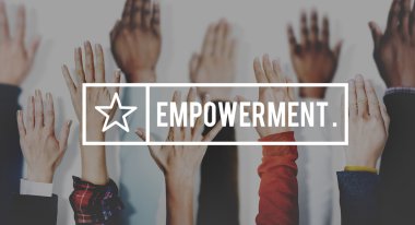 İnsanlar elleriyle arka plan