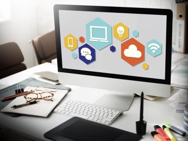 Internet bağlantısı teknoloji kavramı