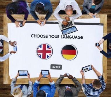 Ofiste çalışan iş ekibi.