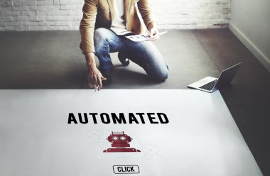 işadamı ile otomatik çalışma