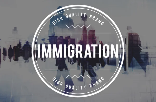 Business People and Immigration Concept — Stock Photo, Image