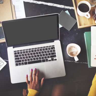 Mockup boşaltmak bilgisayar kavramı