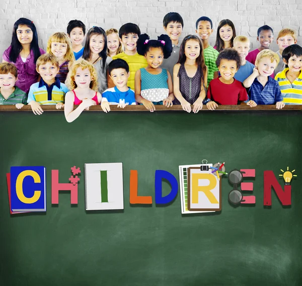 Group of adorable children — Stock Photo, Image