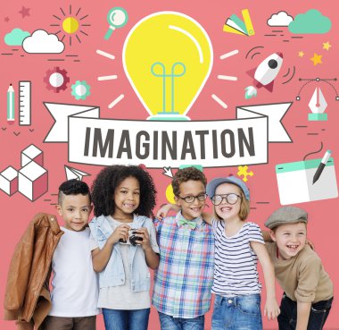 Çocuklar gülüyor ve eğlenin