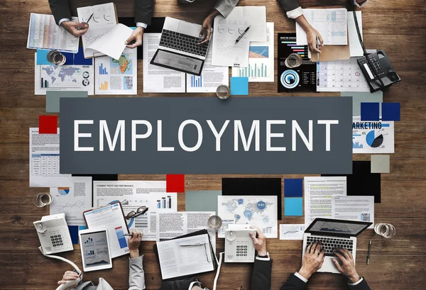 Business People and Employment Concept — Stock Photo, Image