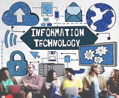 bilgi teknolojisi ile duvar çeşitlilik arkadaşları