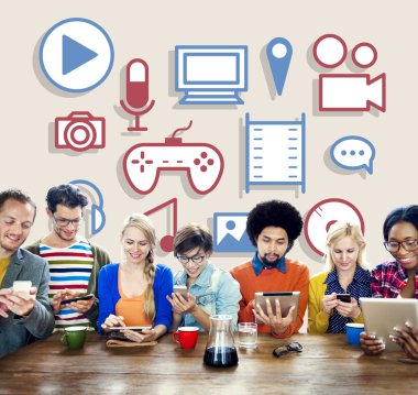 çalışan iş adamları 