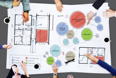 çalışan iş adamları 