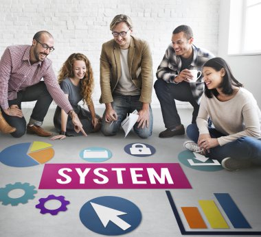 Poster ve sistem çalışma tasarımcılar